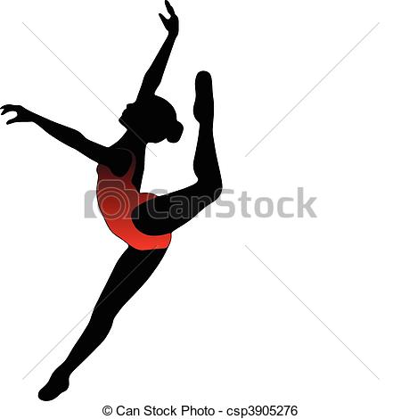 450x470 Dancer Silhouette Clipart