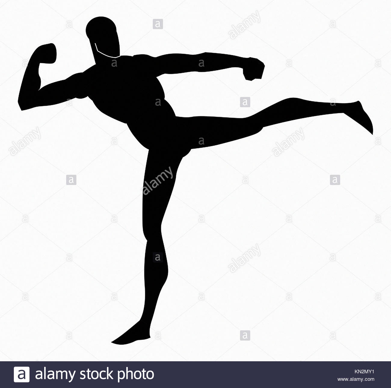 1300x1292 Kick Cut Out Stock Images Amp Pictures