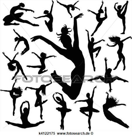 450x467 Satz, Tanz, Ballett, Silhouetten Clipart Dancing, Clip