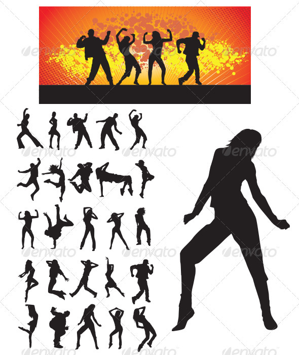 590x700 Dancer Silhouette By Meriang Graphicriver