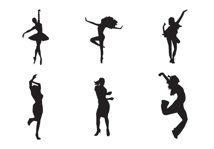 700x490 Free Dance Silhouette Vector
