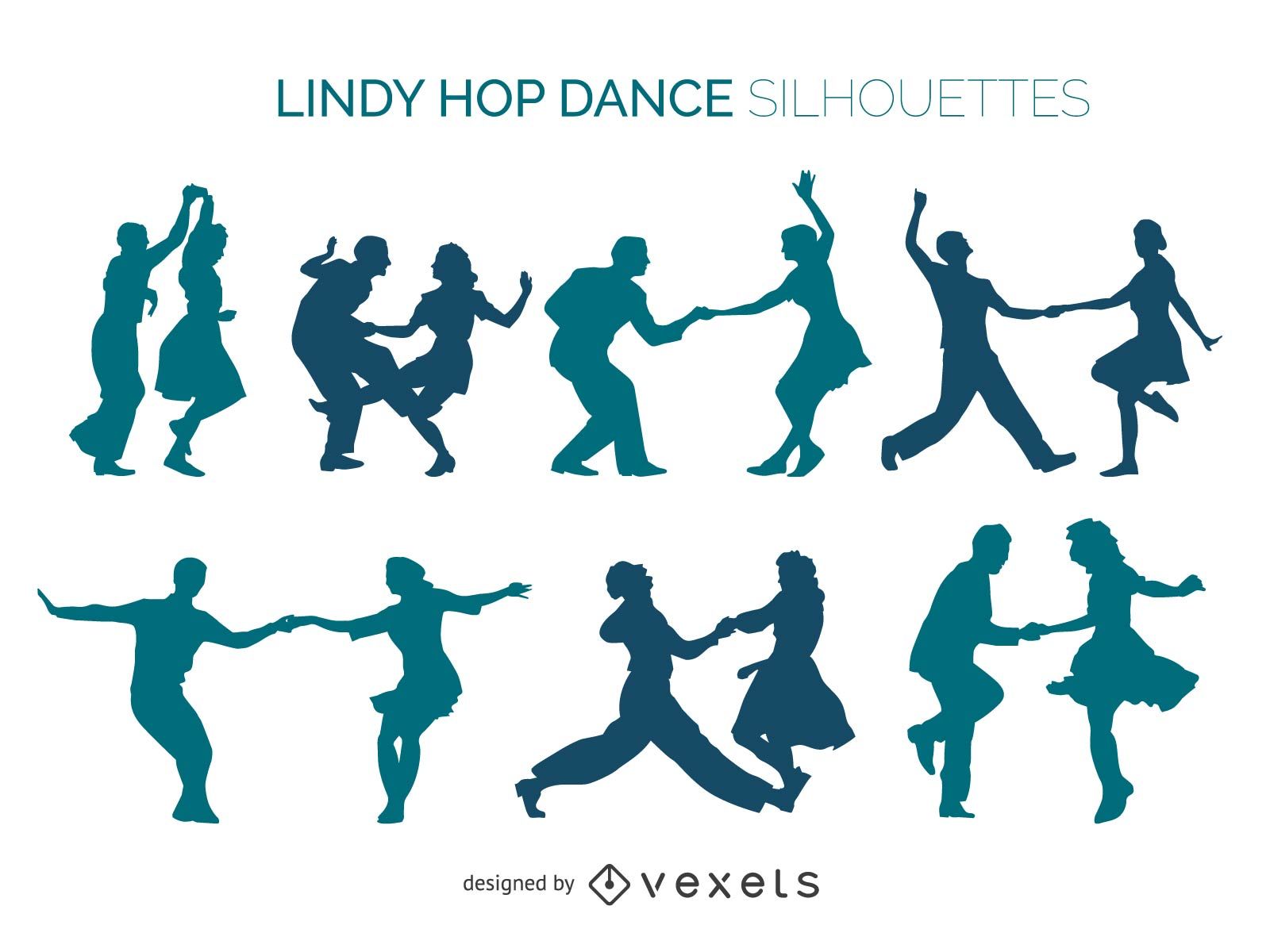 1600x1200 Jazz Dancers Pack Silhouette