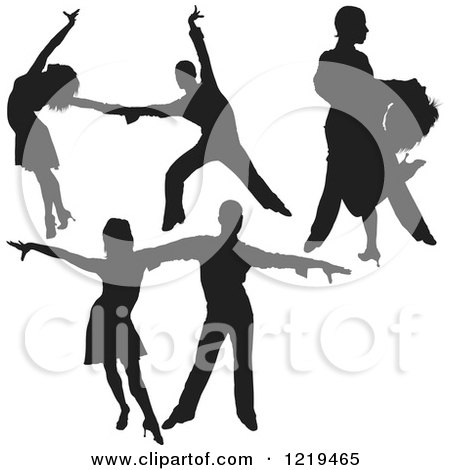 450x470 Royalty Free (Rf) Dancing Couple Clipart, Illustrations, Vector