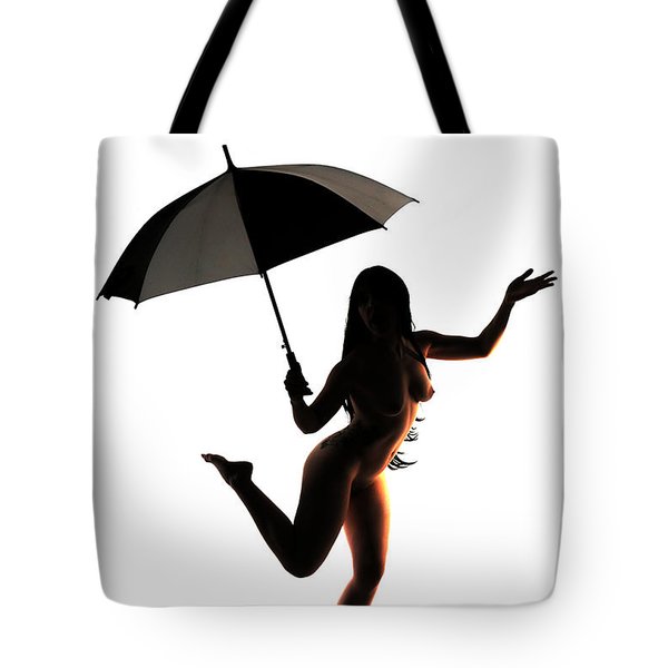600x600 Dancing In The Rain Tote Bags Fine Art America