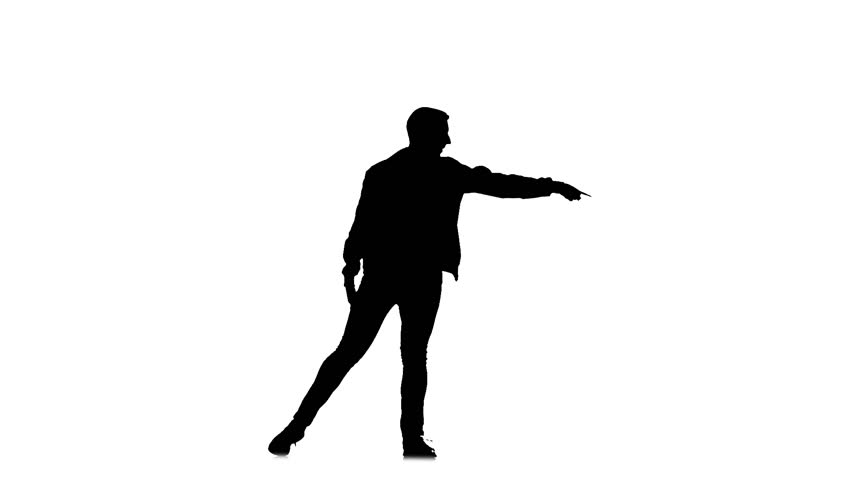 852x480 Handsome Afro American Man Dancer Go On Dancing Social Latina