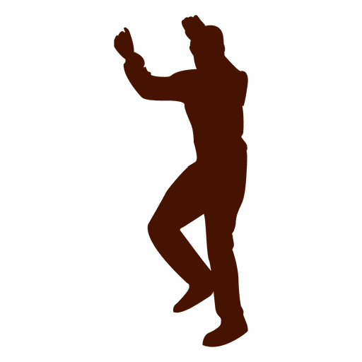 512x512 Man Dancing Silhouette 5