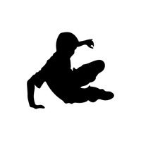 200x200 Shape Shapes Silhouette Silhouettes Cutout Cut Out Dancing Man Men