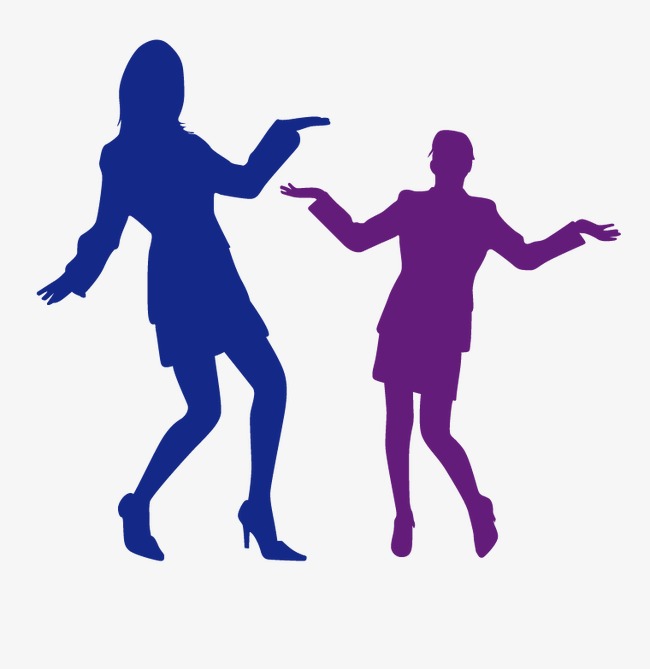 650x669 Vector Silhouette Of Two People Dancing, Dancing, Dance, Sketch