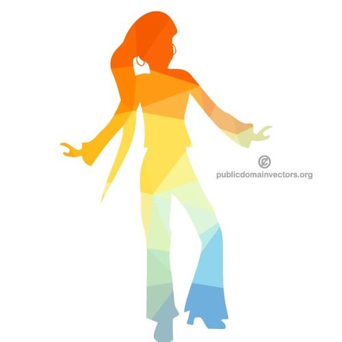 500x500 Disco Dancer Silhouette Public Domain Vectors