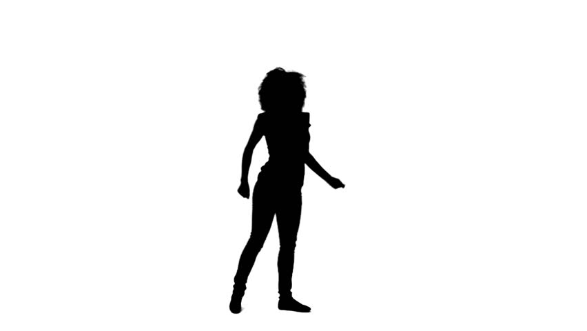 852x480 Woman Silhouette Free Video Clips