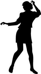 143x261 Woman Dance Silhouette Silhouette Of Woman Dance
