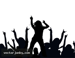 300x232 People Dancing Silhouette Clipart