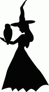 162x300 Halloween Silhouettes Witch