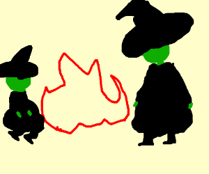 300x250 Coven Of Witches Dancing