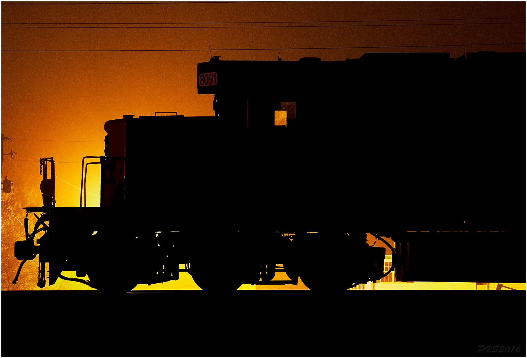 2010x1367 Wallpaper Dark, Silhouette, Train, Skyline, Backlighting