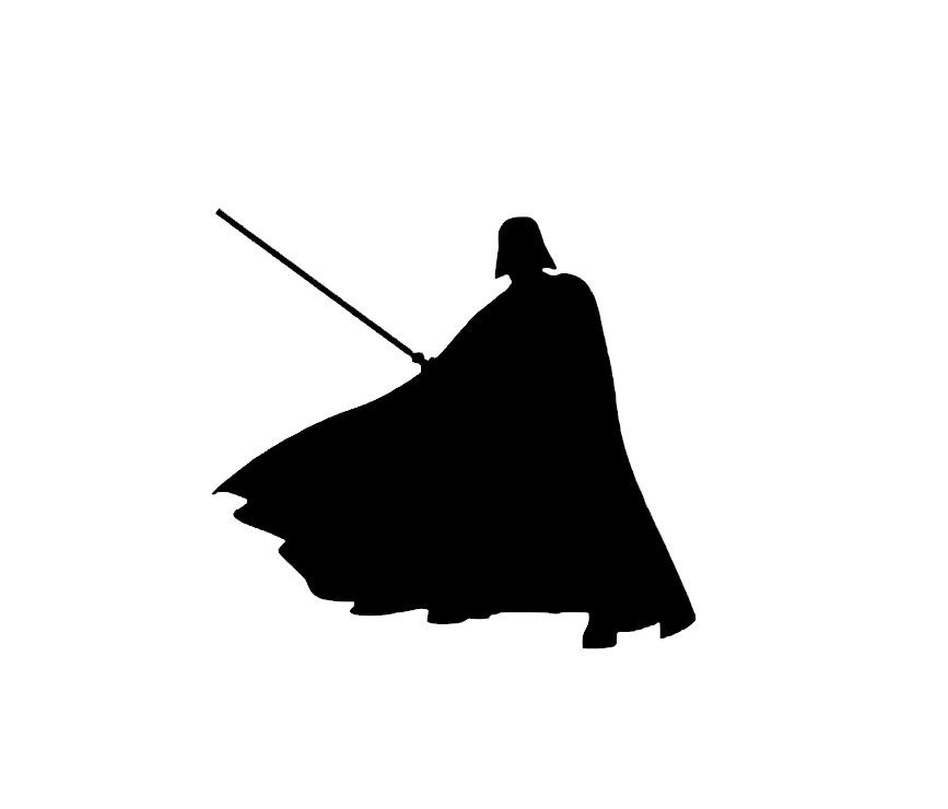 Darth Vader Mask Silhouette at GetDrawings | Free download