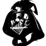 150x150 Silhouette Vector Darth Vader Colorfull Vector