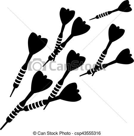 450x457 Darts Dart Arrows Flying Vector Clip Art