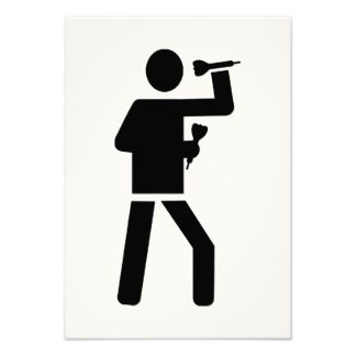 324x324 Darts Player Logo Invites Eatemup Darts, Bar