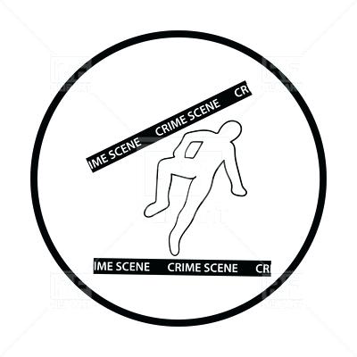 Dead Body Silhouette