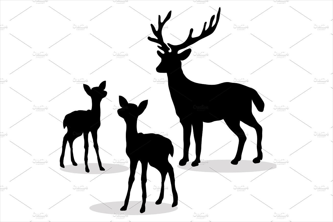 1360x906 Deer Silhouette Designs Design Trends
