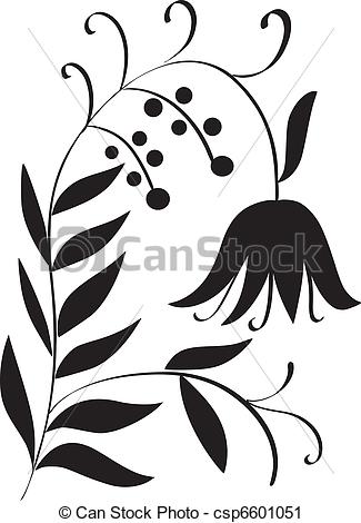 325x470 Decoration Silhouette Vector Clip Art