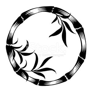 300x300 Decorative Silhouette Bamboo Premium Clipart