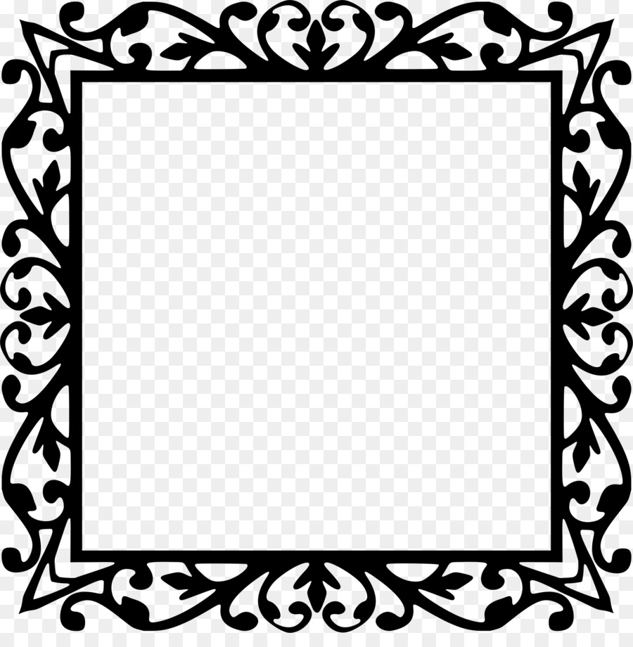 900x920 Picture Frames Silhouette Drawing Clip Art