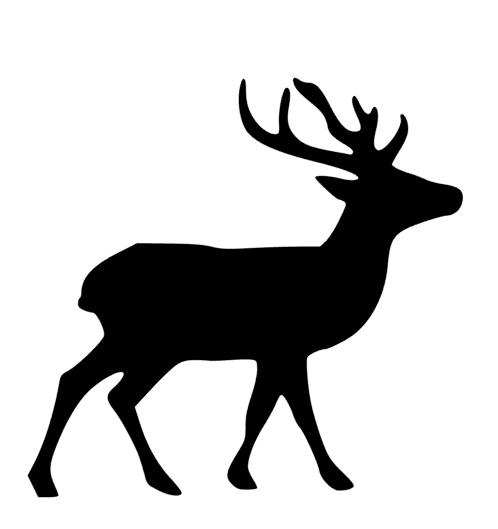 Deer Buck Silhouette at GetDrawings | Free download