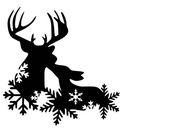 Deer Couple Silhouette at GetDrawings | Free download