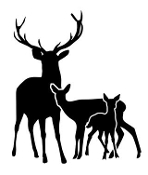 148x175 Deer Hunting Decals Stickers