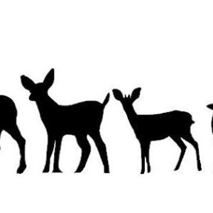 Deer Family Silhouette at GetDrawings | Free download