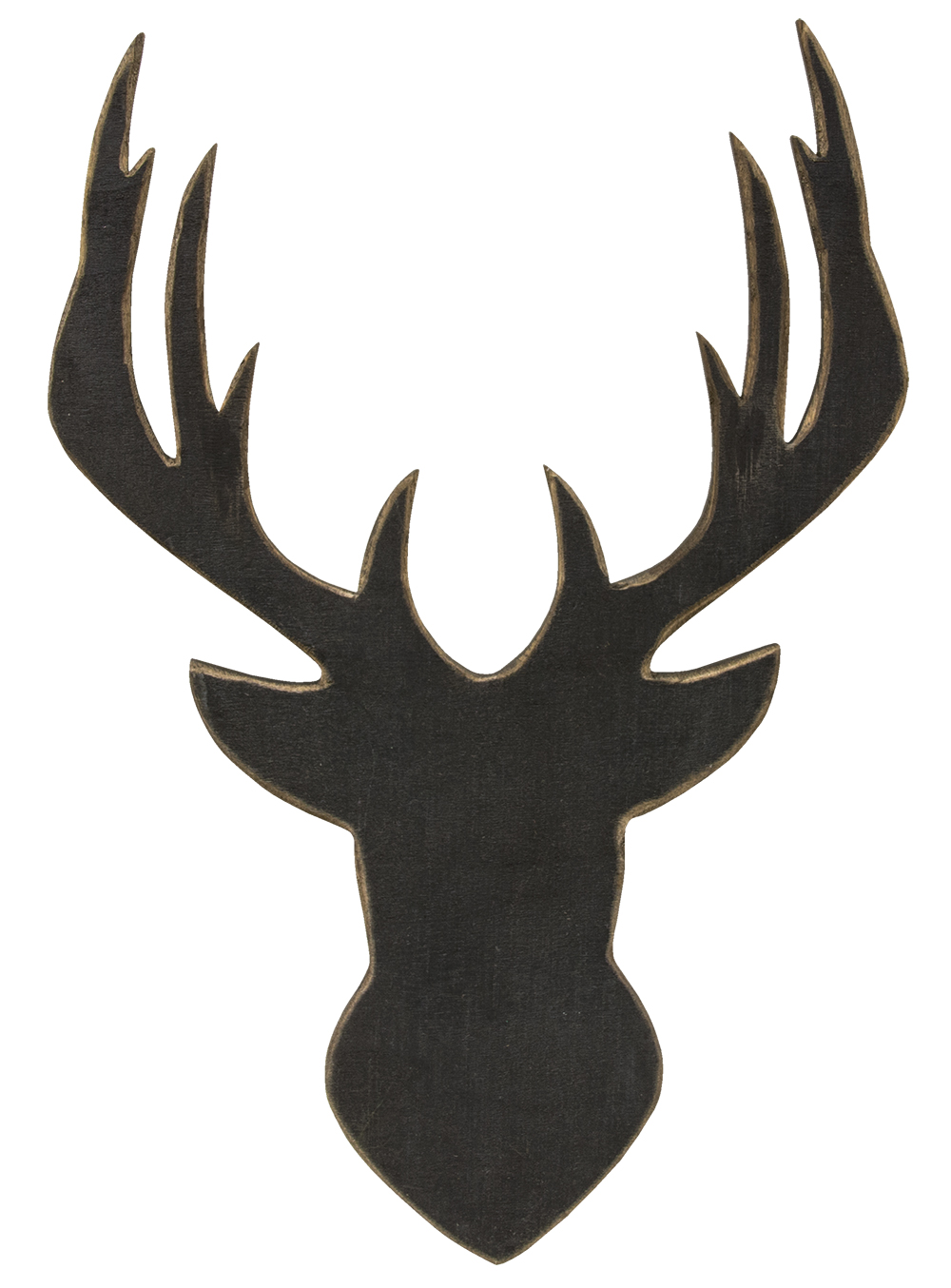 1000x1354 Deer Head Silhouette