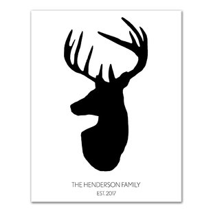 310x310 Deer Head Canvas Wayfair