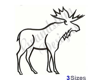 340x270 Deer Outline Etsy