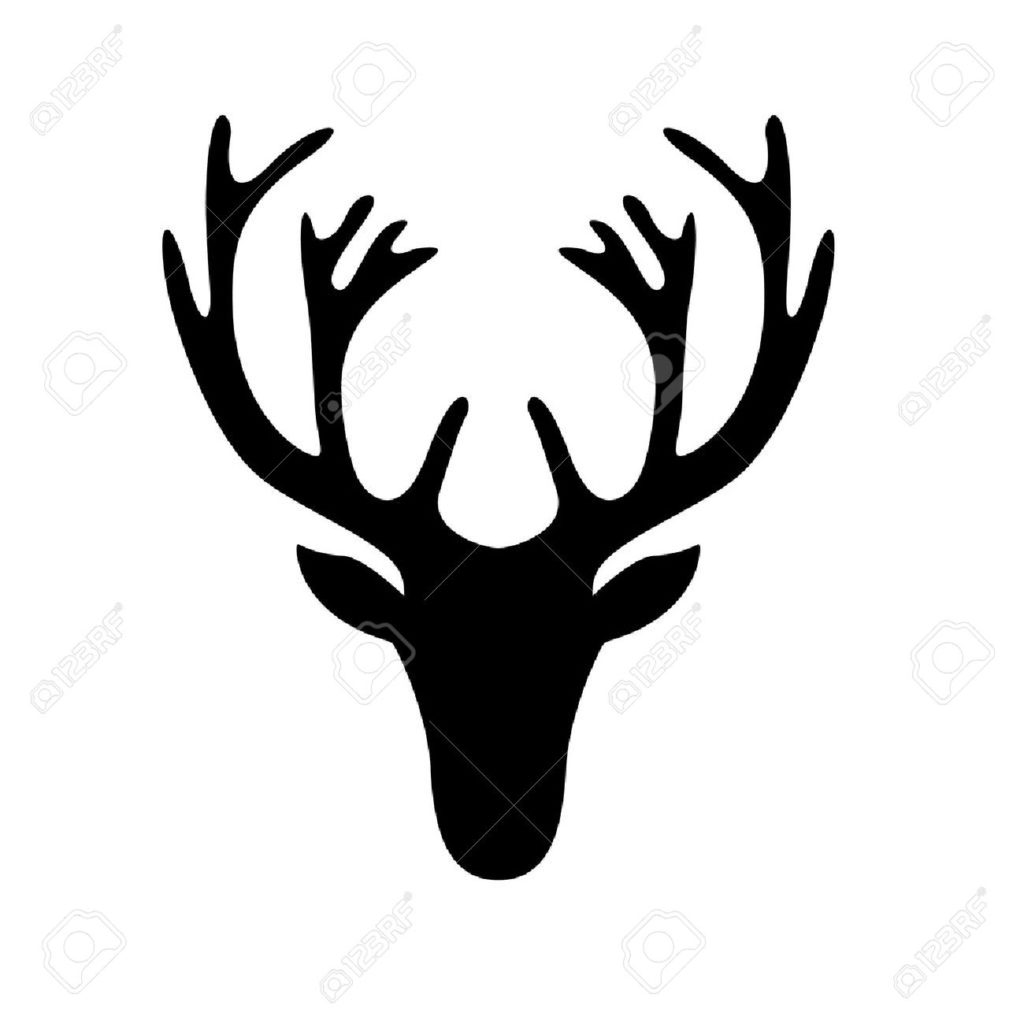 1024x1024 Moose Head Outline
