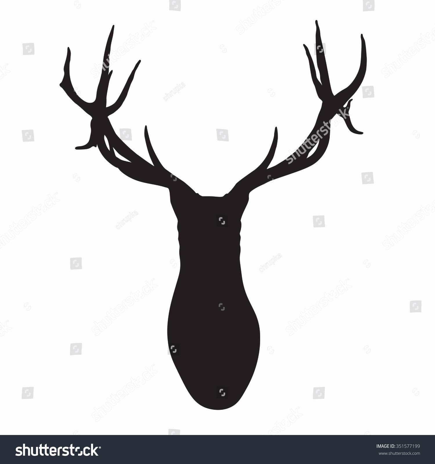 1500x1600 10 Luxury Deer Head Silhouette Stencil