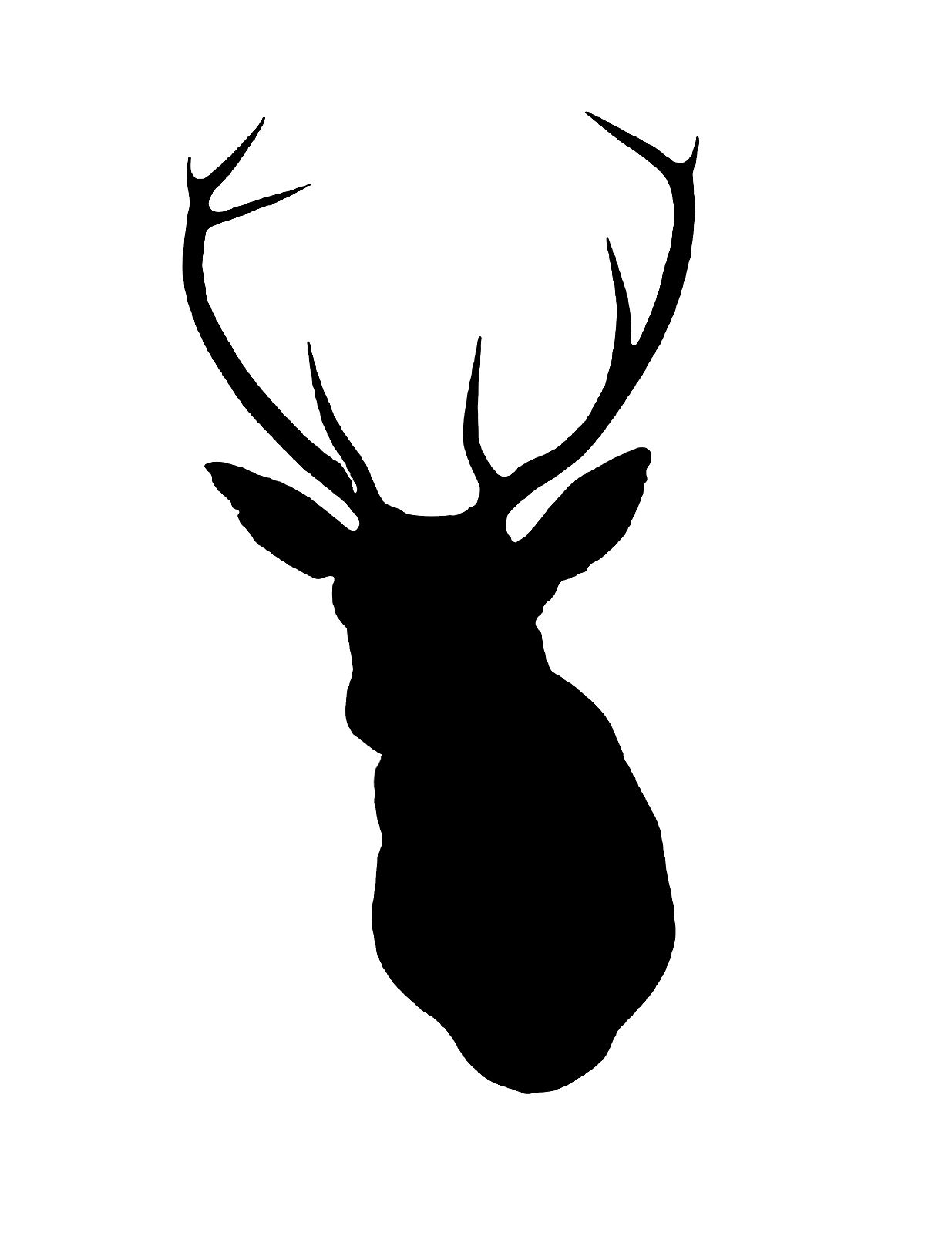 1235x1599 Deer Head Silhouette Vector 16270757 10 9