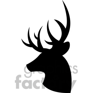 Deer Head Silhouette Vector Free at GetDrawings | Free download