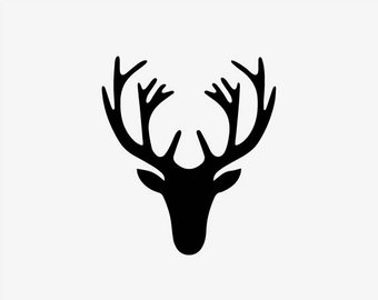 340x270 Antler Silhouette Etsy