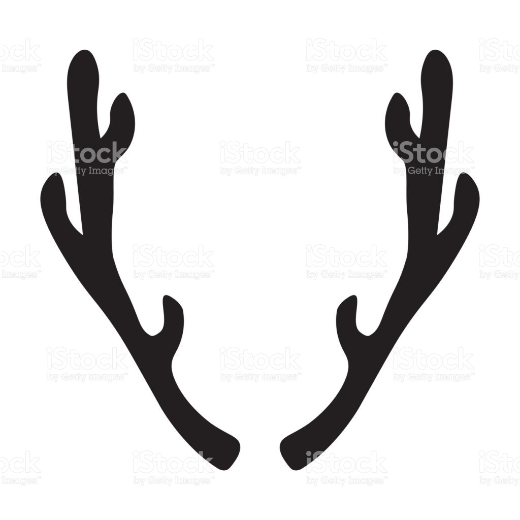 1024x1024 Horns Clipart Deer Antler Pencil And In Color Picturesque