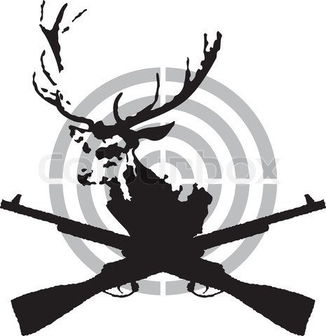 Deer Hunter Silhouette