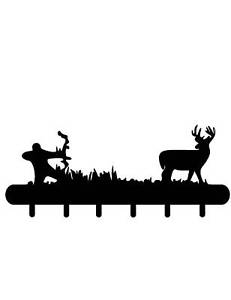 231x300 Metal Art Bow Hunting Coat Rack Robe Deer Hunter Hook Ebay