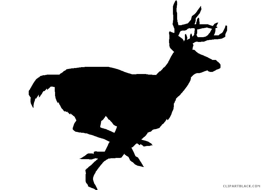 879x634 Deer Silhouette Clipart