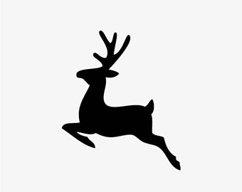 340x270 Reindeer Silhouette Etsy