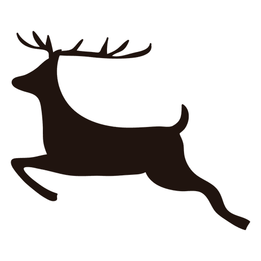 512x512 Reindeer Silhouette Jumping 19