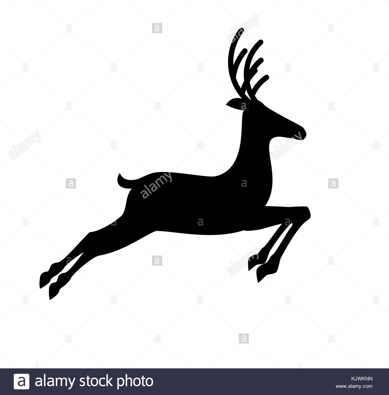 1300x1320 Silhouette Of Deer Running Stock Photos Amp Silhouette Of Deer