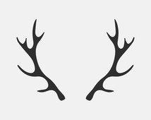214x170 Reindeer Horns Clipart