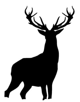 260x330 Deer Silhouette 3 Decal Sticker