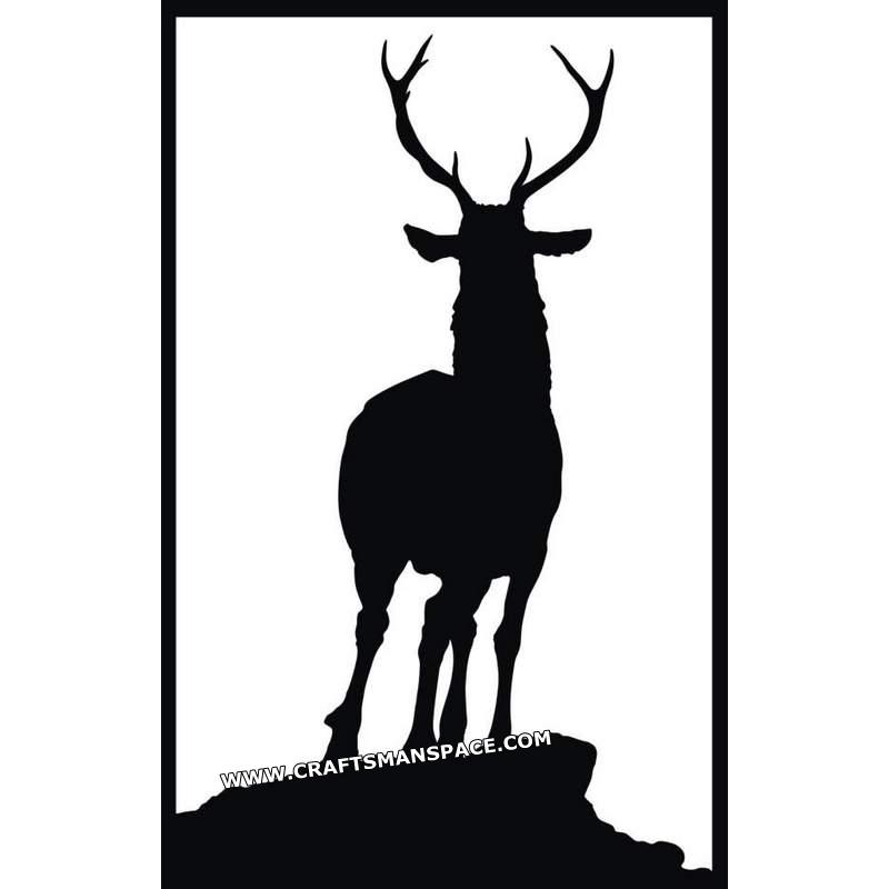 800x800 Deer Vector Silhouette